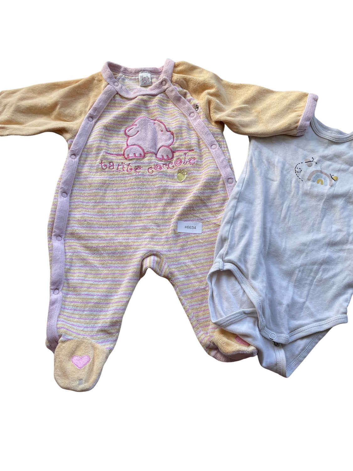 2er Bundle Strampler und Body - Gr. 62