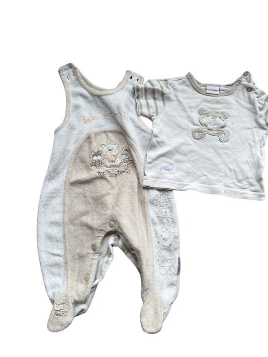 2-piece set with bodysuit and shirt - Size 62