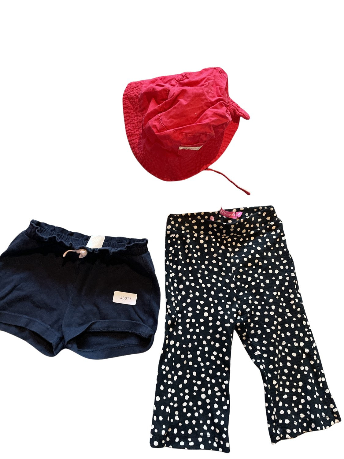 Set aus Shorts, Leggings und Sonnenhut - Gr. 68