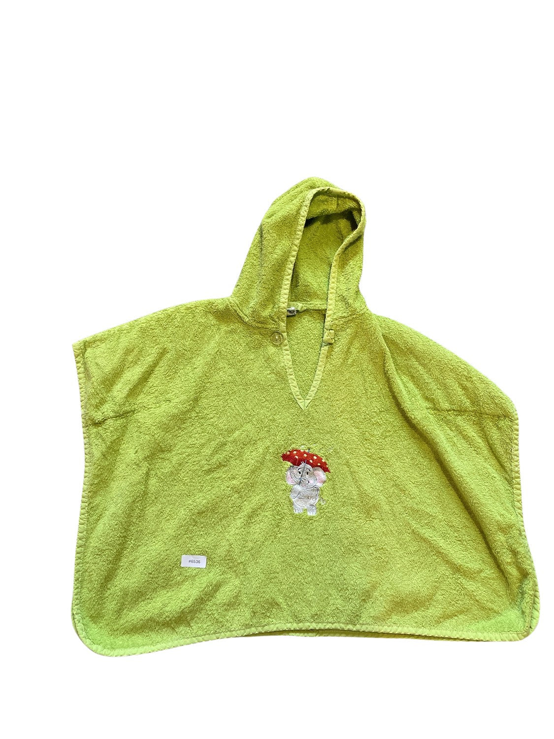 Poncho mit Kapuze - Gr. 74