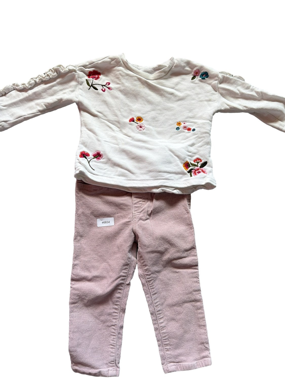 Pull à motif floral - T. 86