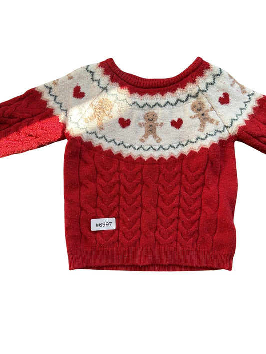 Joli pull à motif pain d'épices - Taille 68