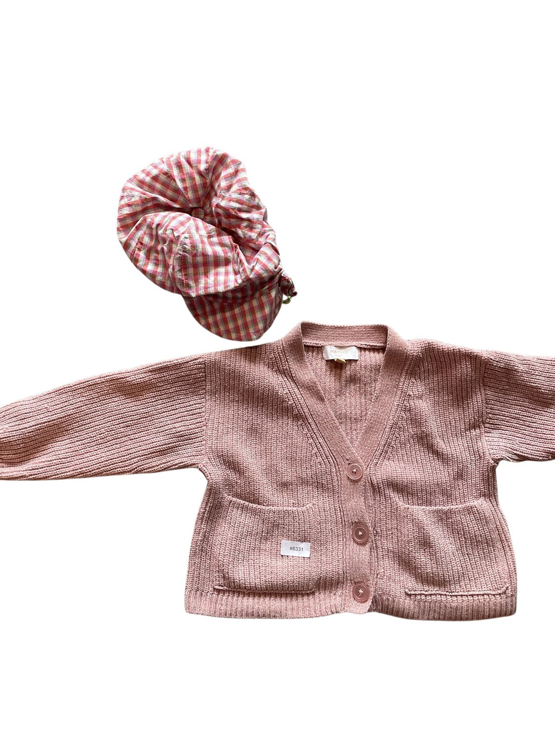 Cardigan und Mütze Set - Gr. 104