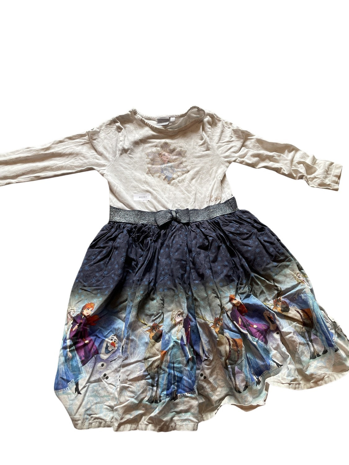 Langarmkleid mit Frozen-Motiv - Gr. 116