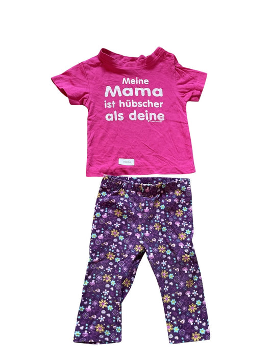 T-Shirt und Leggings Set - Gr. 68