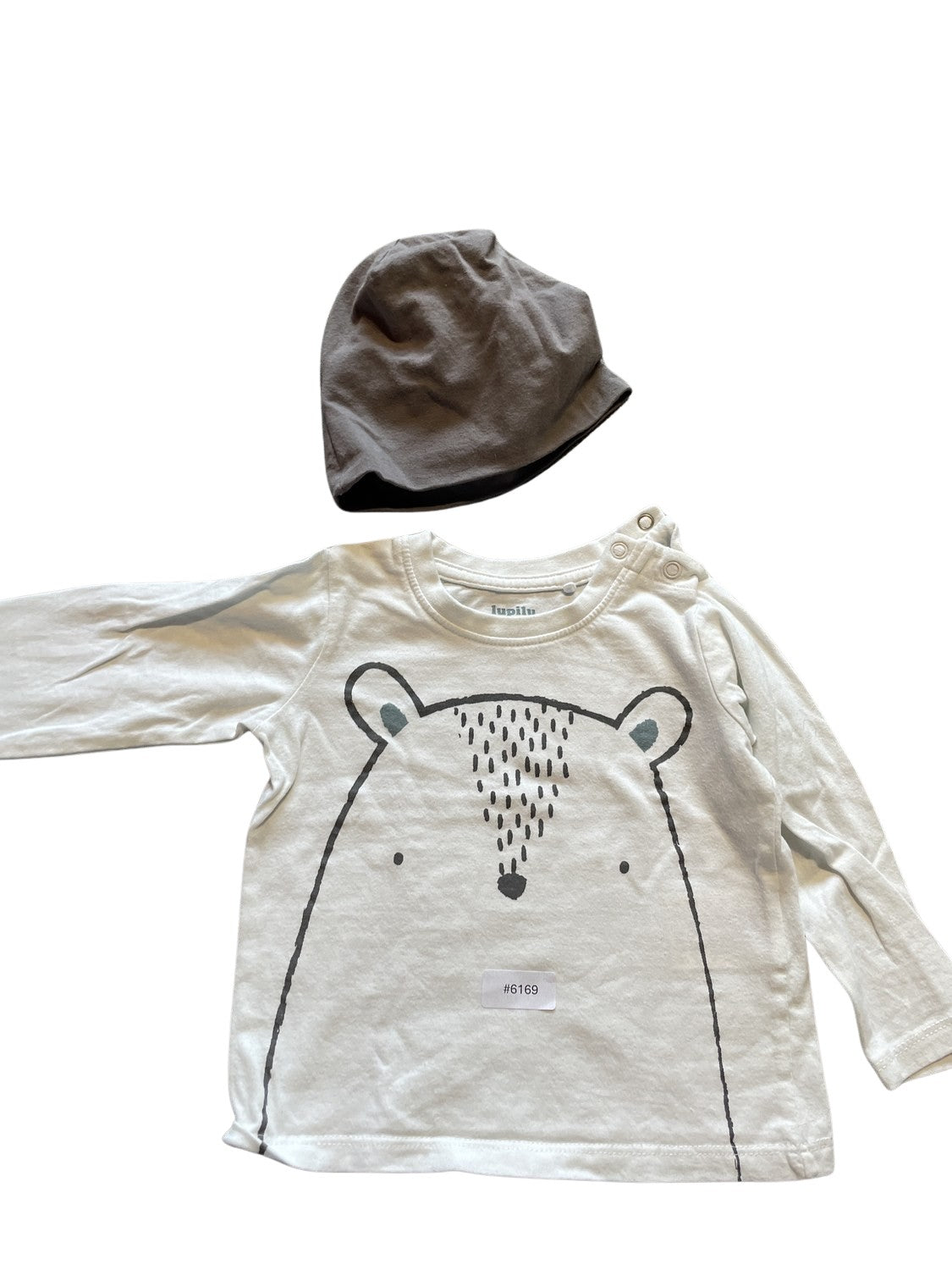 Langarmshirt mit Bärenmotiv - Gr. 74