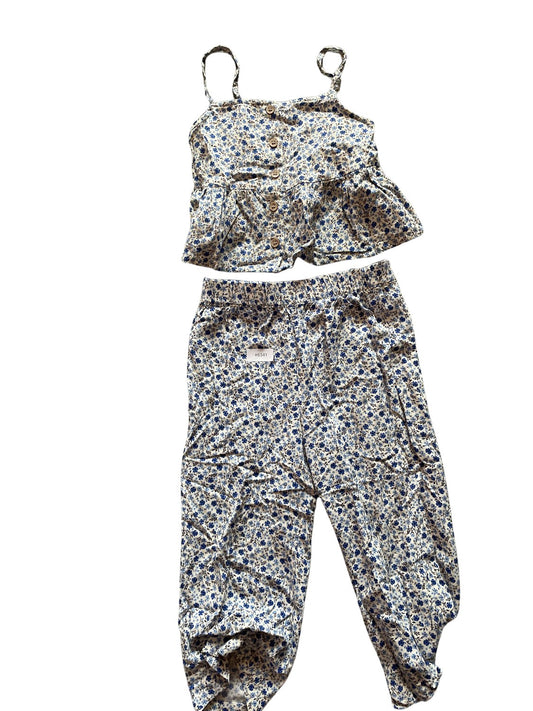 Geblümtes Set mit Trägertop - Gr. 104