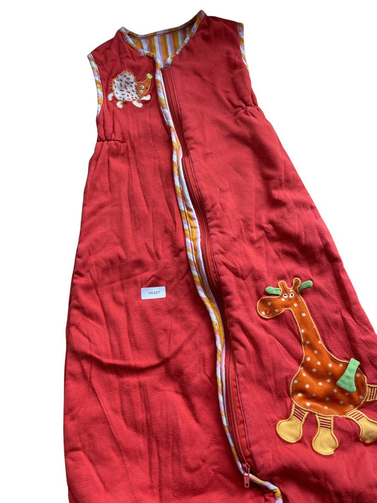 Schlafsack mit Giraffenmotiv - Gr. 80