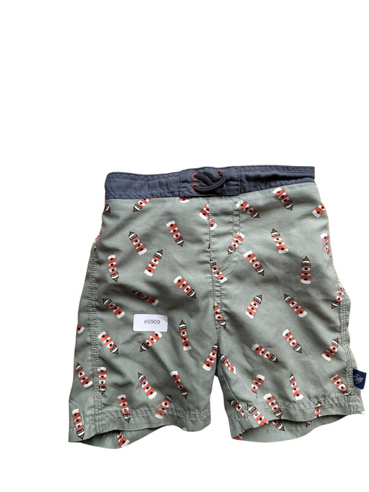 Short swim trunks with lighthouse motif - Size 80