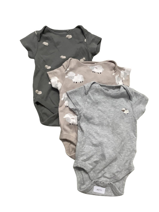 3er Bundle Body mit Schäfchen - Gr. 68