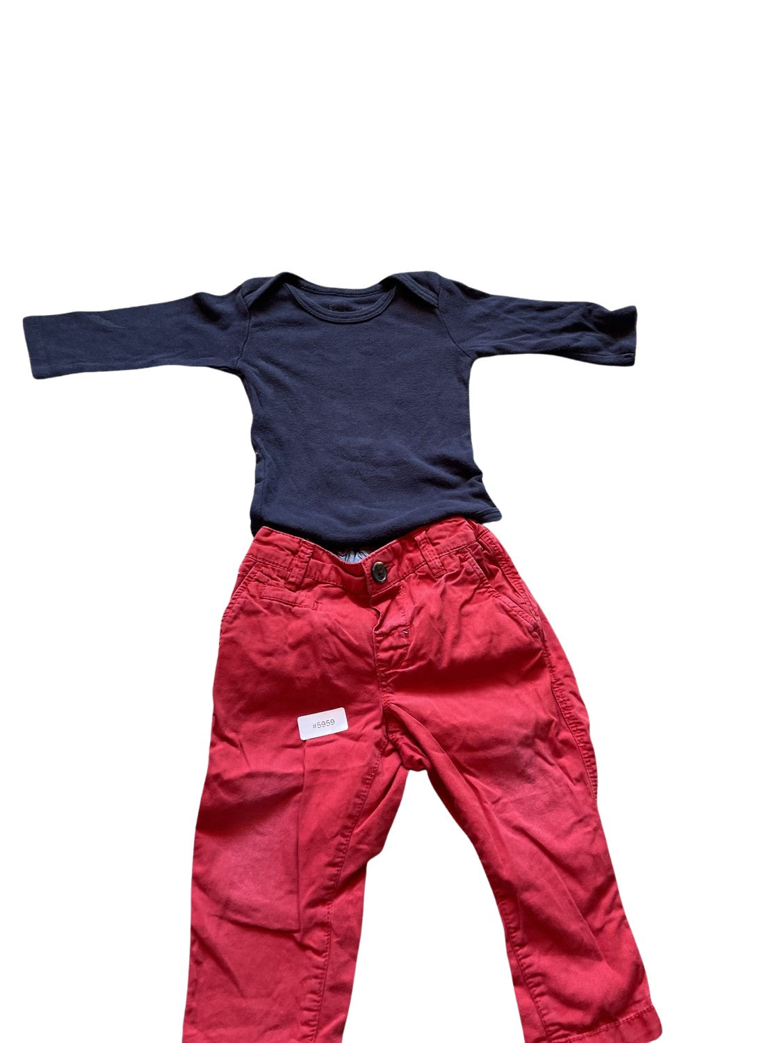 Langarm Body und Hose Set - Gr. 74