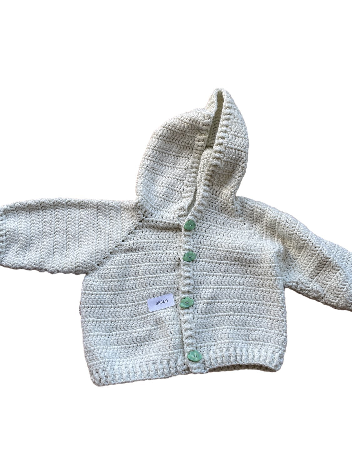 Gehäkelte Jacke - Gr. 62