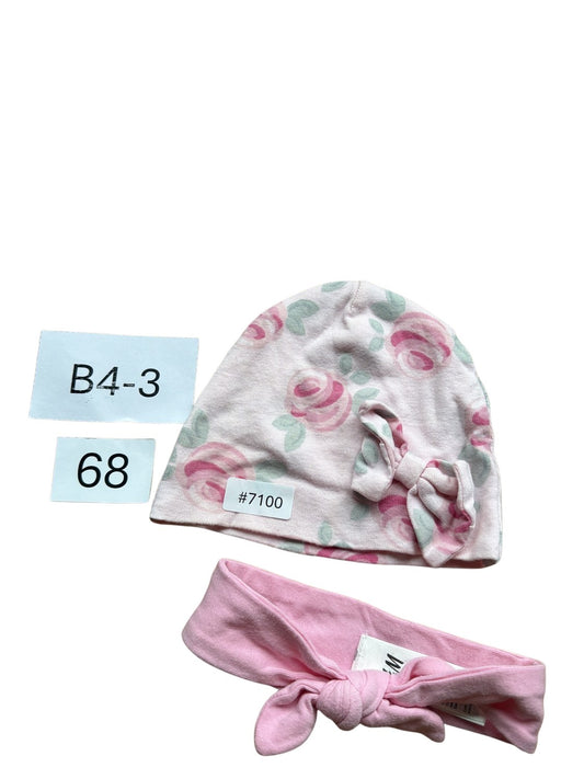 2er Bundle Mütze und Stirnband - Gr. 68