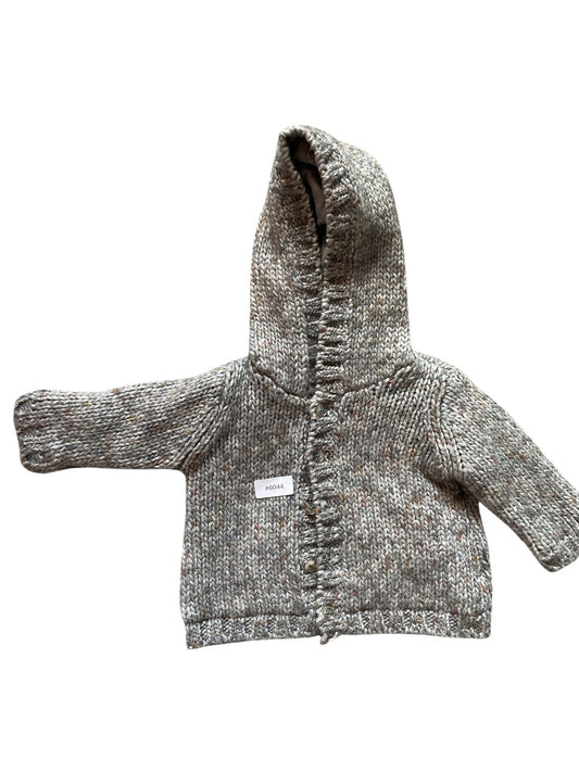 Strickjacke mit Kapuze - Gr. 62