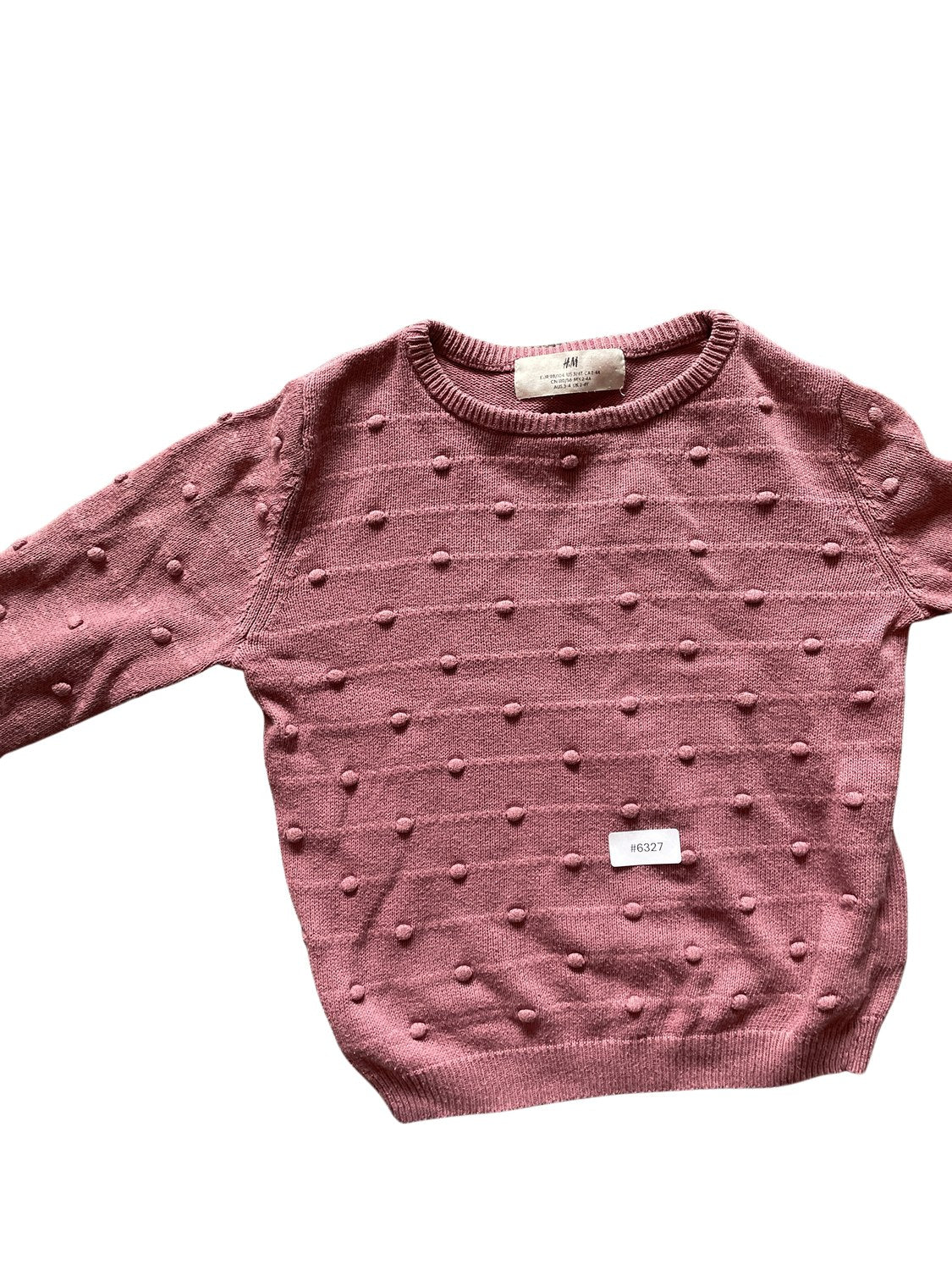 Pullover mit Noppenmuster - Gr. 98