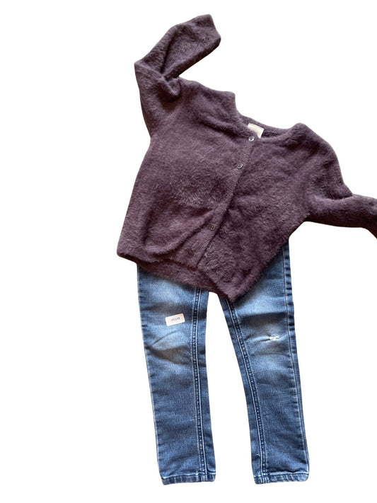 Set aus Pullover und Jeans - Gr. 104