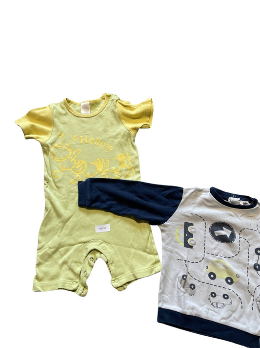 2er Set Strampler und Pullover - Gr. 86