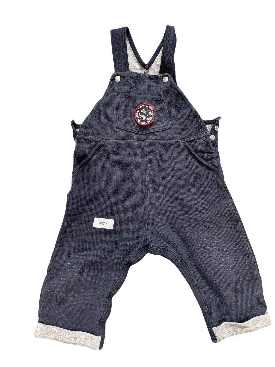 Latzhose mit Badge - Gr. 80