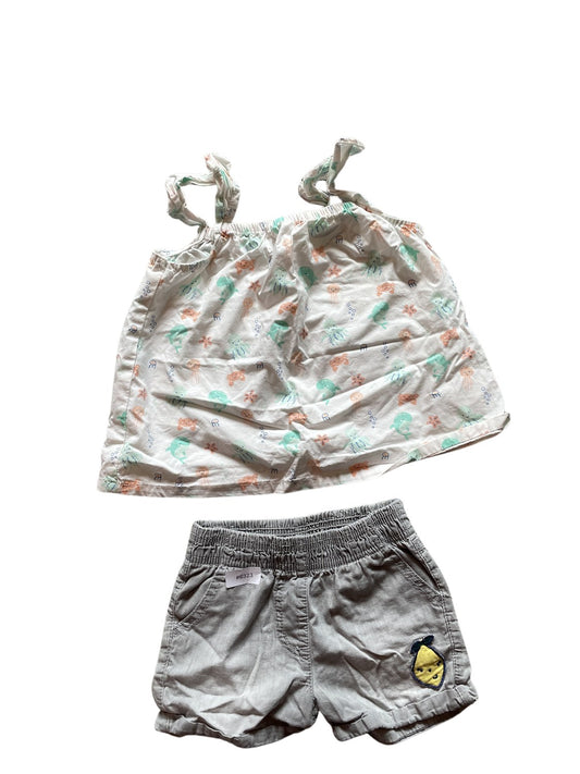 2er Set Top und Shorts - Gr. 98