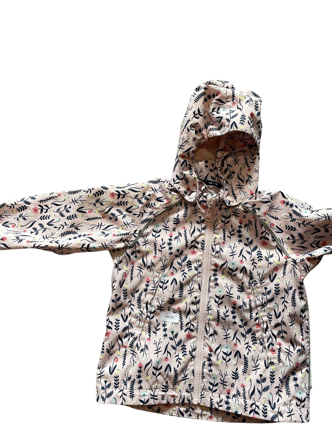 Muster Regenjacke mit Kapuze - Gr. 98
