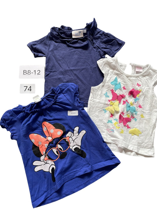 3er Bundle T-Shirt - Gr. 74