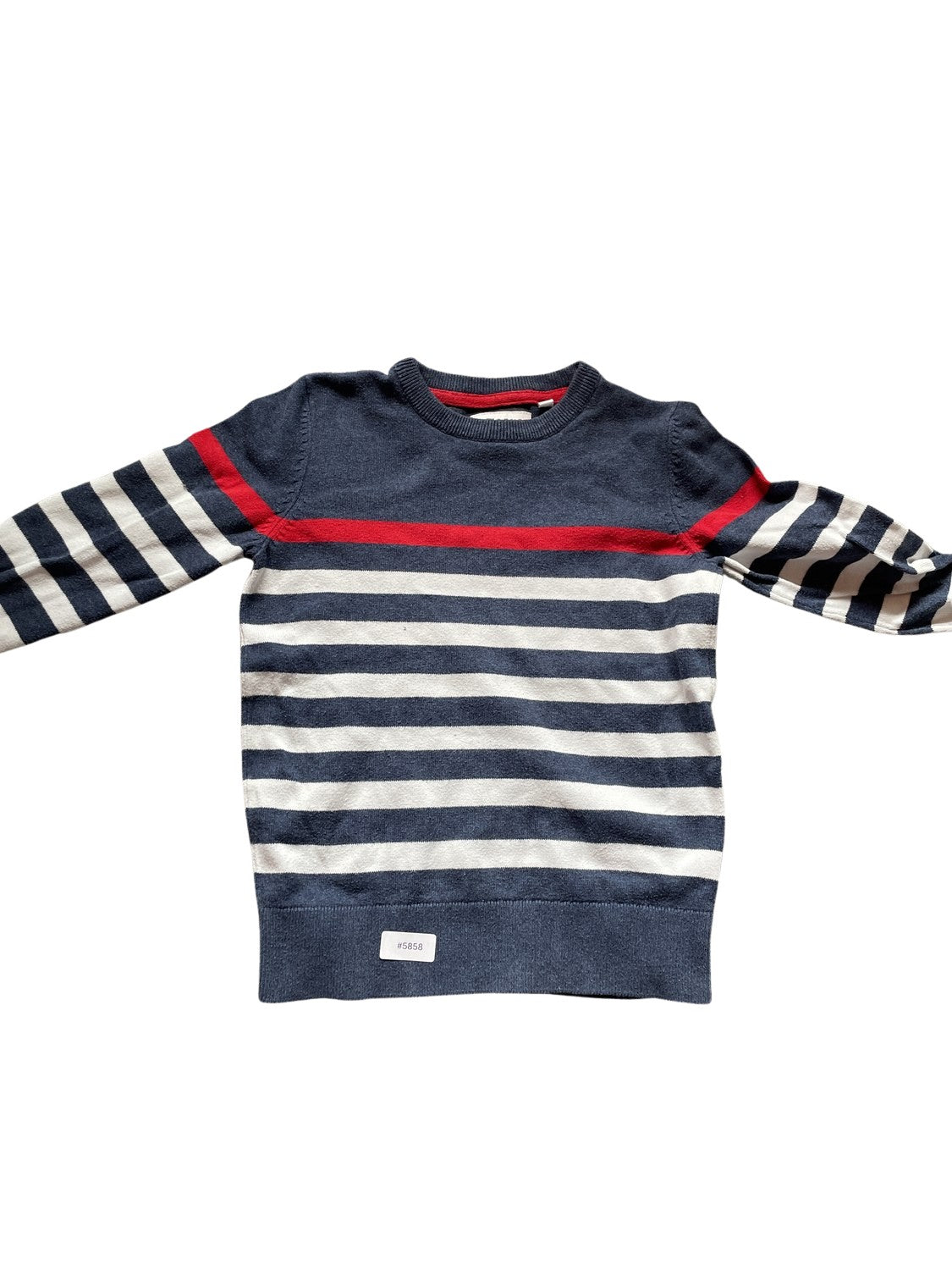 Gestreifter Pullover - Gr. 122
