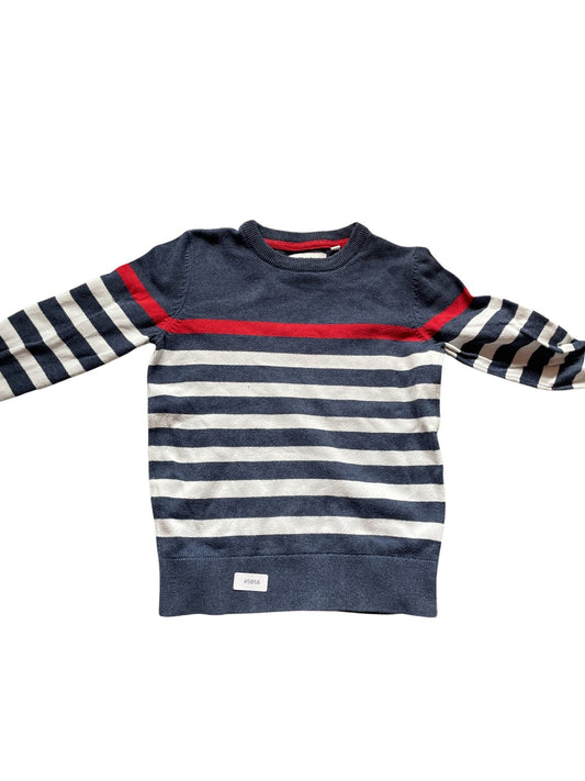 Gestreifter Pullover - Gr. 122