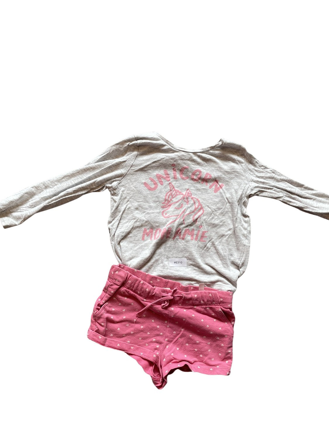 Langarmshirt mit Shorts - Gr. 98