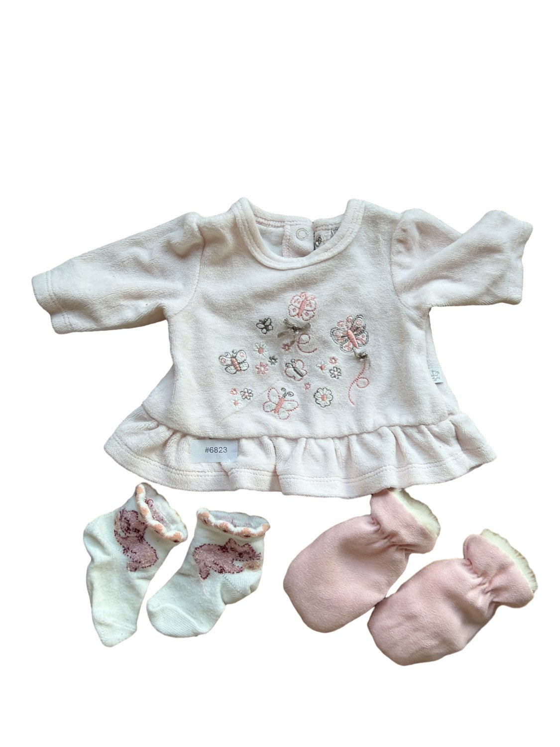 Babyset Langarmshirt und Socken - Gr. 50