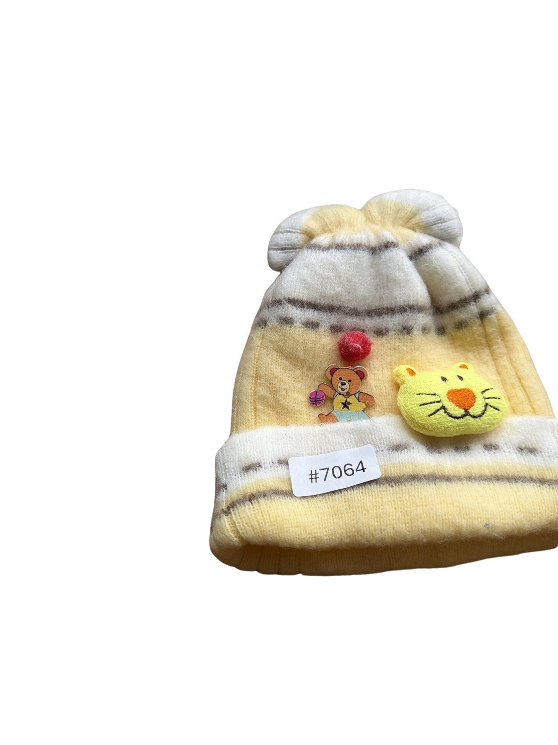 Süsse Mütze mit Tiermotiven - Gr. 74