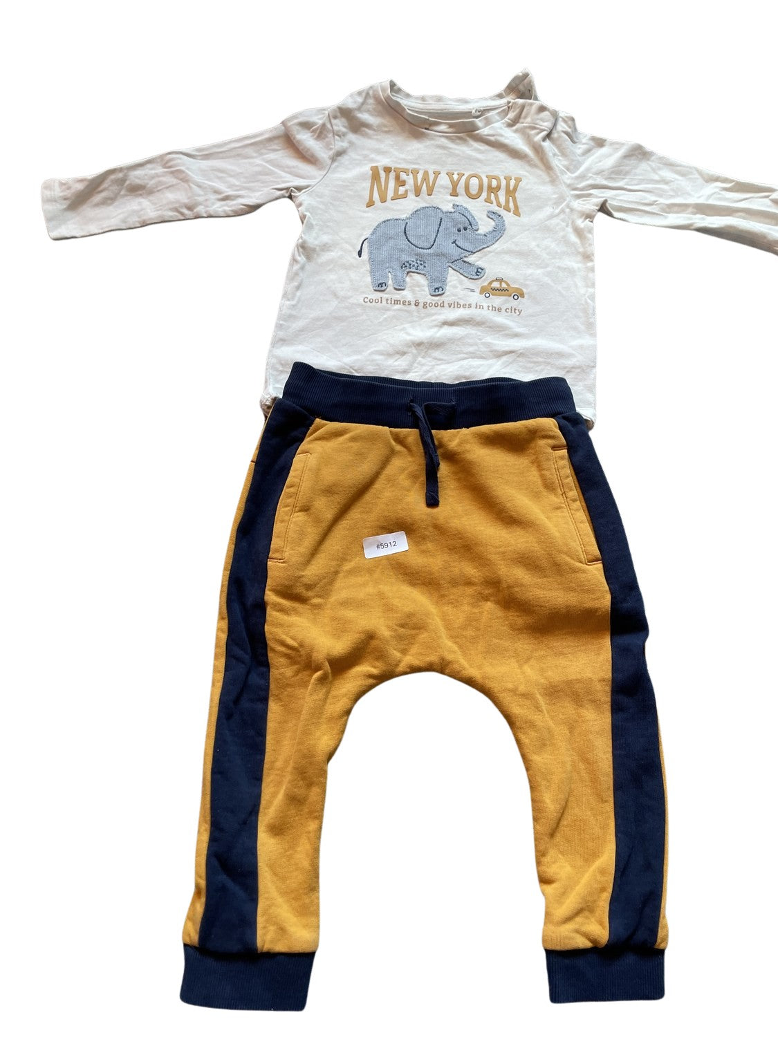 Set Langarmshirt und Jogginghose - Gr. 86