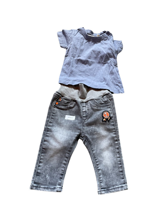 Set T-Shirt und Jeans - Gr. 68