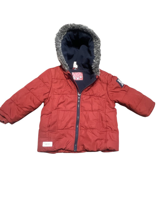 Warme Jacke mit Kapuze - Gr. 86
