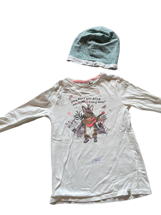 Langarmshirt mit Bärenmotiv - Gr. 128