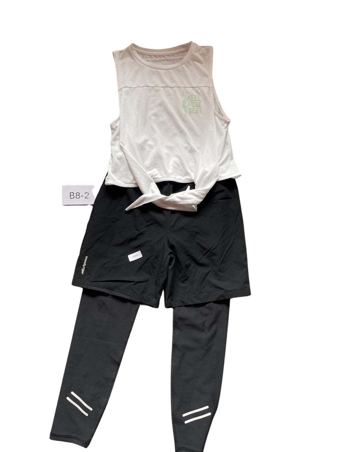Tanktop und Shorts mit Leggings - Gr. 140