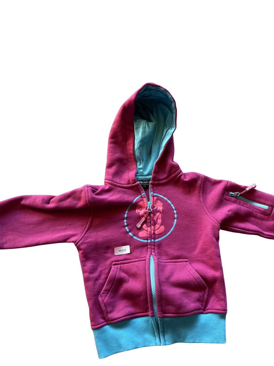 Fleecejacke mit Tiermotiv - Gr. 104