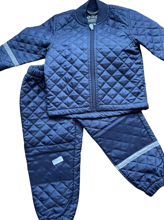 Steppjacke mit Hose - Gr. 92
