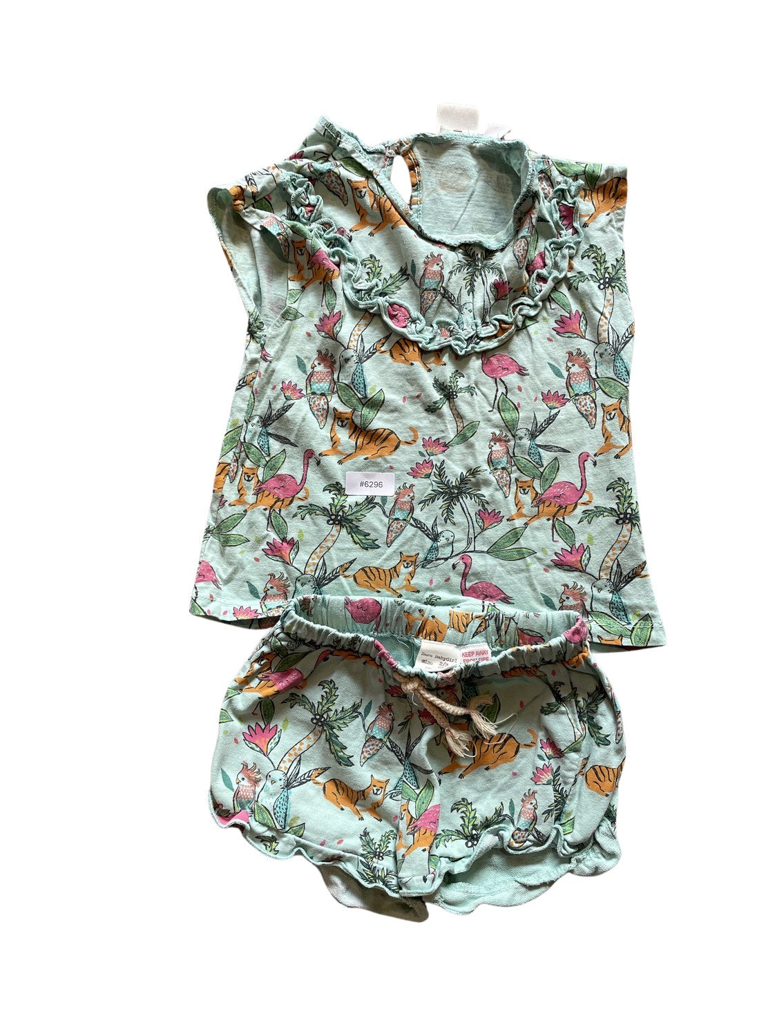 Sommerliches Set mit Wildtier-Print - Gr. 98
