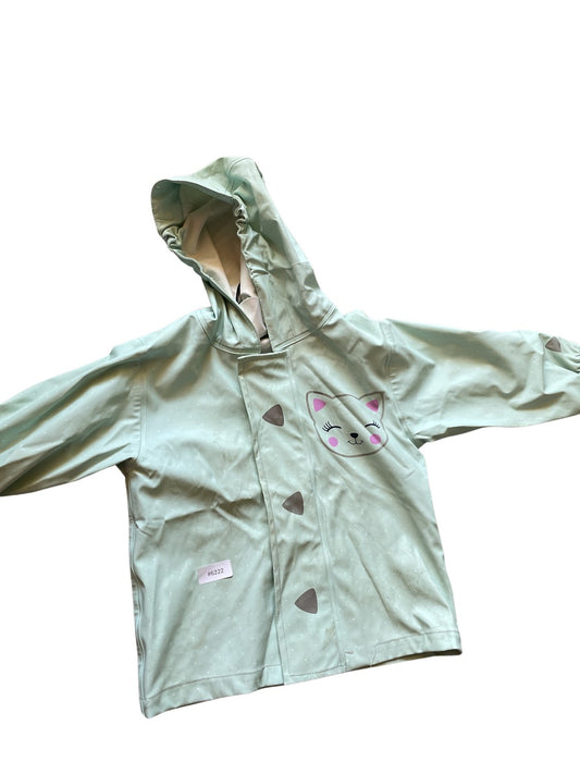 Regenjacke mit süssem Katzenmotiv - Gr. 92