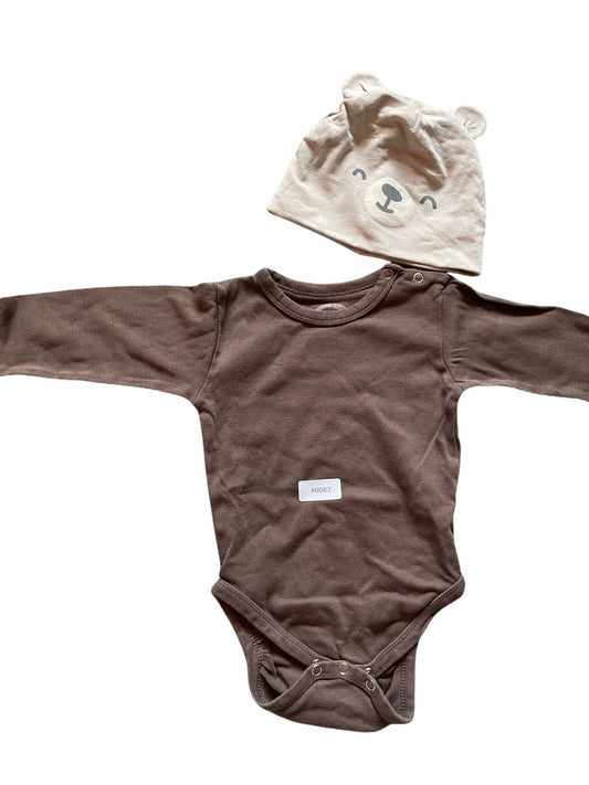 Body mit Mütze - Gr. 62