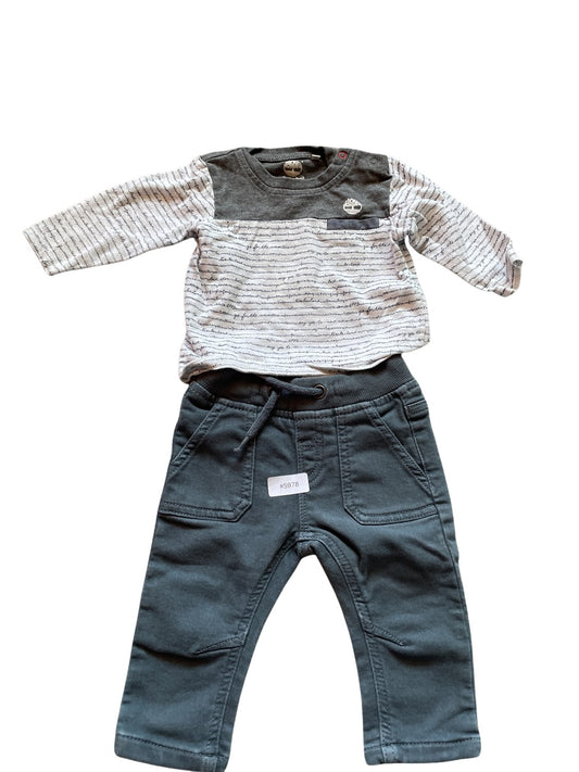 Langärmeliges Set mit Jogginghose - Gr. 68