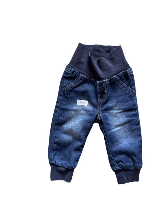 Jeans mit breitem Bund - Gr. 68