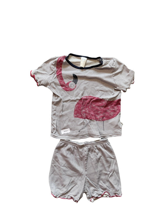 Süsses Pyjama-Set mit Vogelmotiv - Gr. 104