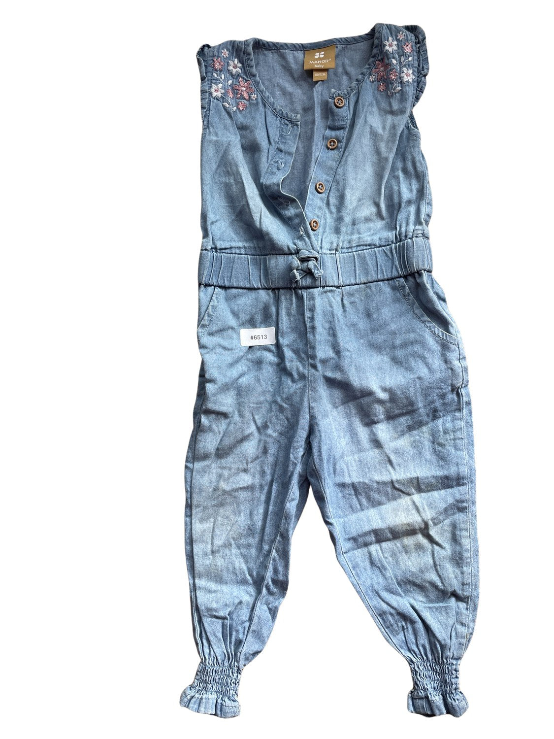 Strampler mit Stickerei - Gr. 80