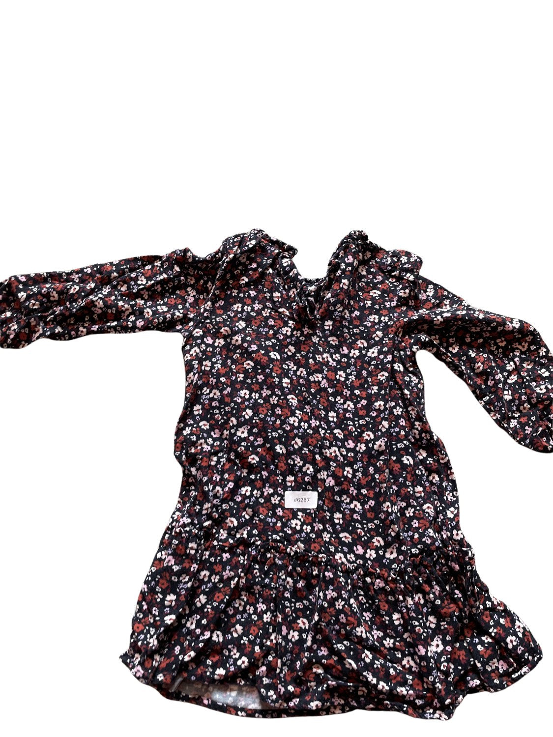 Blumenmuster Kleid - Gr. 110