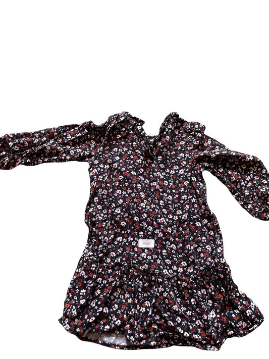 Blumenmuster Kleid - Gr. 110