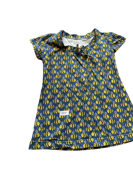 Kleid mit Bienenmuster - Gr. 92