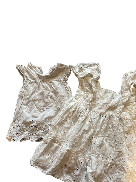 2er Bundle Kleid mit Lochspitze - Gr. 86