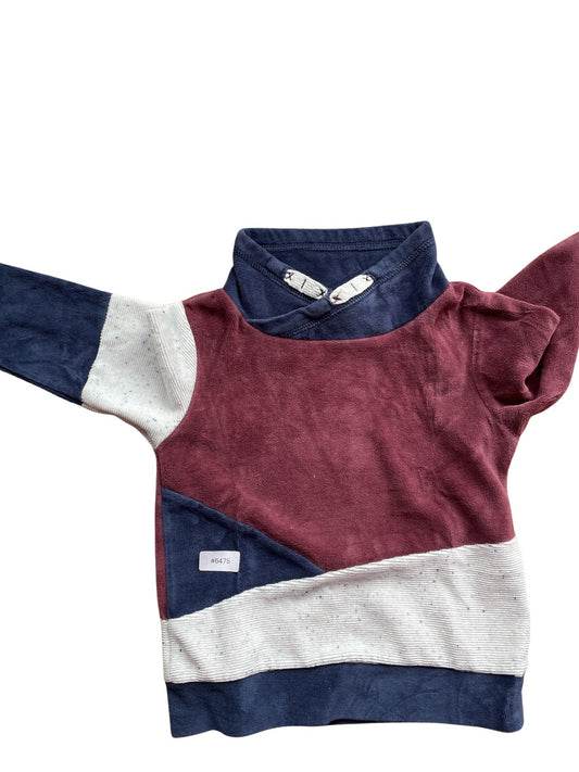Sweatshirt mit Farbblocken - Gr. 92