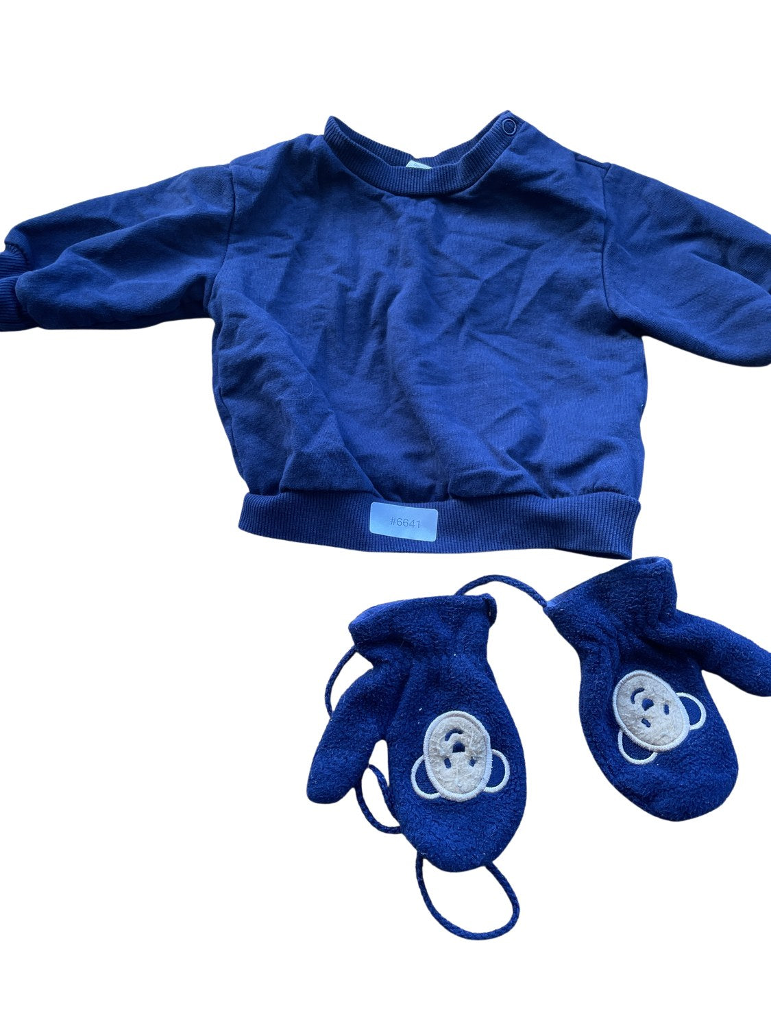 2er Bundle Pullover und Handschuhe - Gr. 62